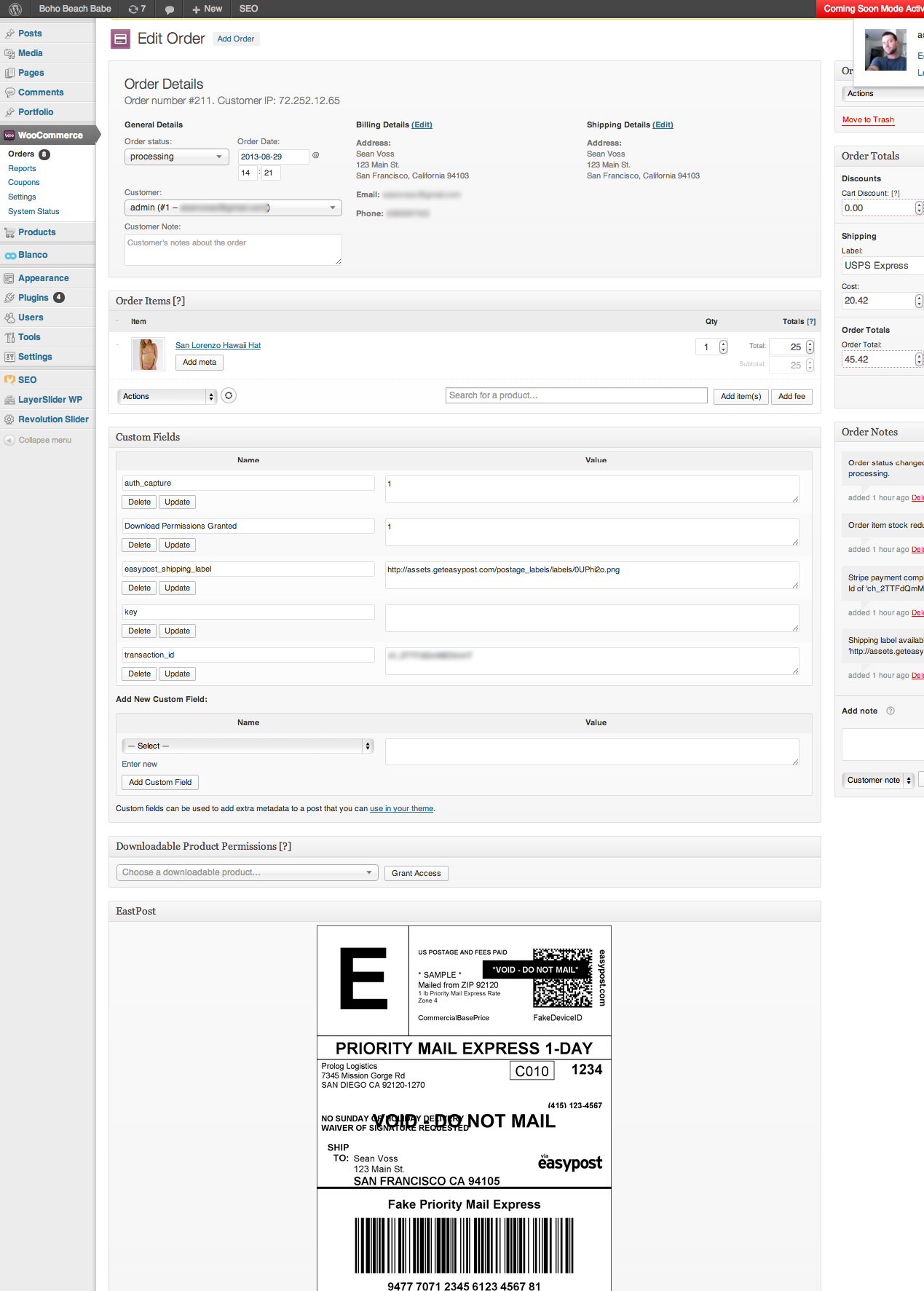 WooCommerce Shipping