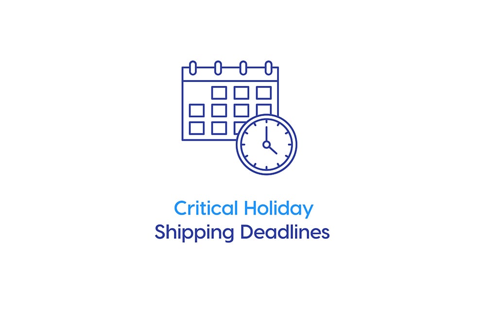 Critical Holiday Shipping Deadlines