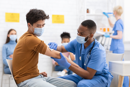 Nurse Giving Vaccine