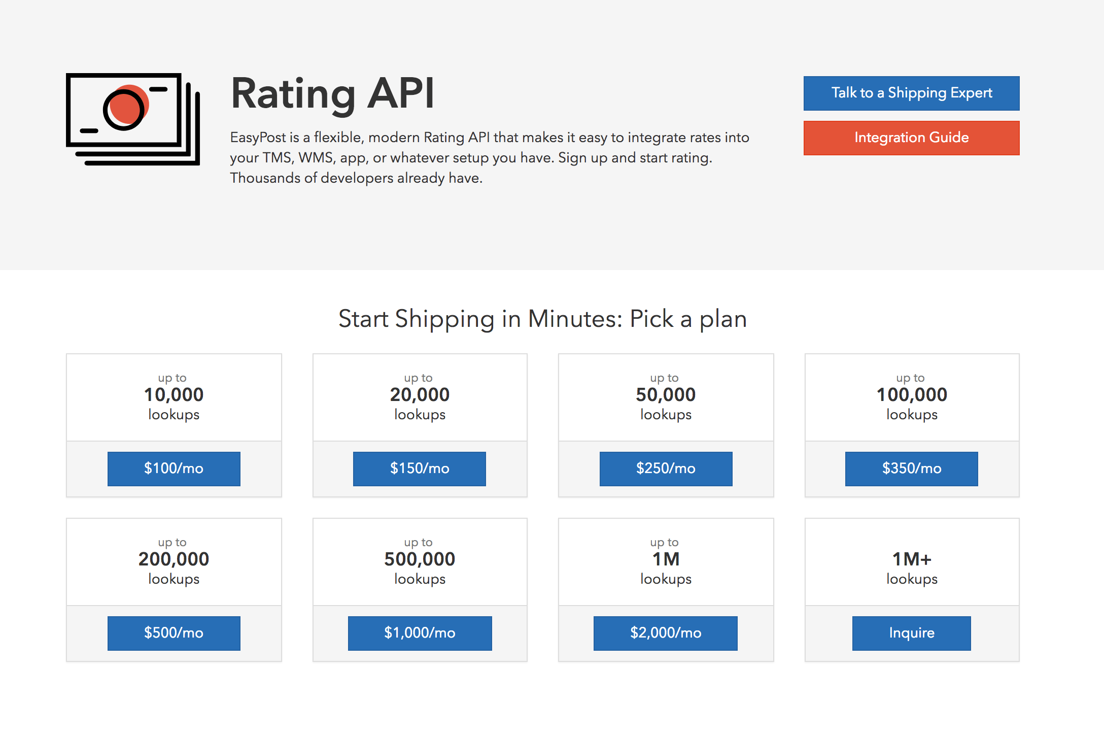 Rating API Subscription