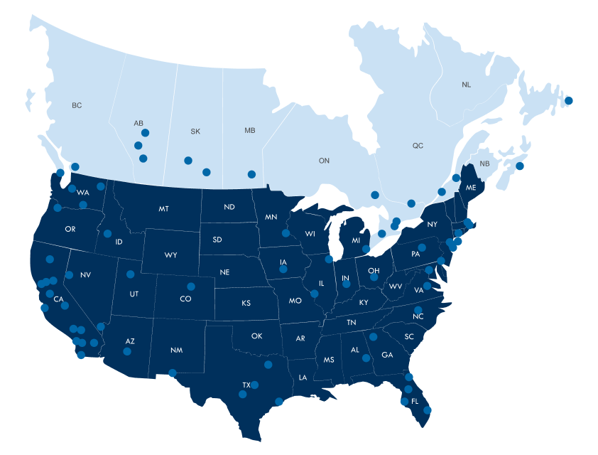 TForce Coverage Map