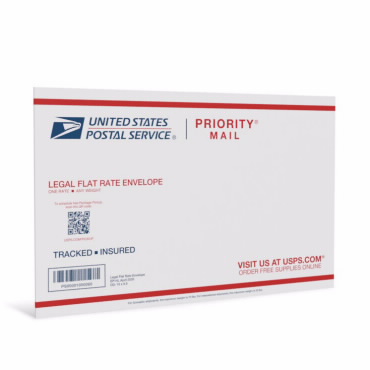 Legal USPS Flat Rate Envelope